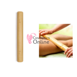 Bat din lemn natural de bambus pentru masaj 002290 terapeutic/anticelulitic de 20 cm